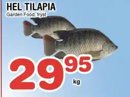 Nya Pulsen Hel tilapia erbjuda