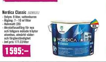 Hornbach Teknos Nordica Målarfärg erbjuda