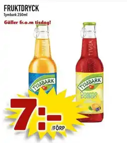 Din Mat TYMBARK Fruktdryck erbjuda