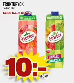Din Mat HORTEX Fruktdryck erbjuda