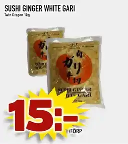Din Mat TWIN DRAGON Sushi ginger white gari erbjuda