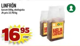 Din Mat GARANT Linfrön erbjuda