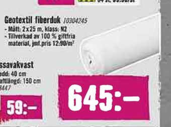 Hornbach Fiberduk erbjuda