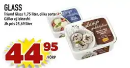 Din Mat TRIUMF GLASS Glass erbjuda