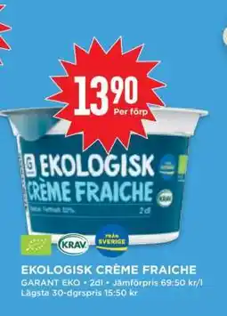 Willys EKOLIGISK CRÈME FRAICHE erbjuda