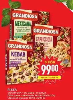 Willys Pizza Grandiosa erbjuda