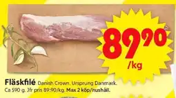 ICA Supermarket FLÄSKFILÉ erbjuda