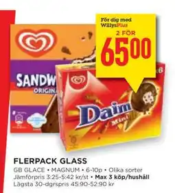 Willys FLERPACK GLASS erbjuda