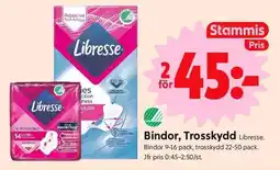 ICA Supermarket Bindor, Trosskydd Libresse erbjuda