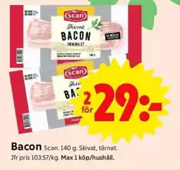 ICA Supermarket BACON erbjuda