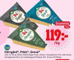 ICA Supermarket HERRGÅRD PRÄST GREVÉ erbjuda
