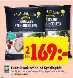 ICA Supermarket Tunnskivad, tvådelad Kycklingfilé erbjuda