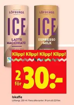 ICA Supermarket Iskaffe erbjuda
