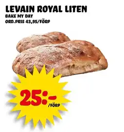Nelins Levain royal liten erbjuda