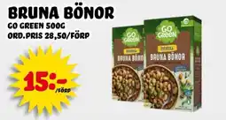 Nelins GO GREEN Bruna bönor erbjuda