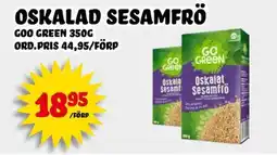 Nelins GOO GREEN Oskalad sesamfrö erbjuda