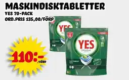 Nelins YES Maskindisktabletter erbjuda