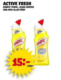 Nelins HARPIC Active fresh erbjuda