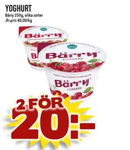 Nelins BÄRRY Yoghurt erbjuda