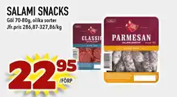 Nelins GÖL Salami snacks erbjuda