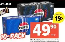 Coop Extra Läsk 10-pack, SEK 49.9 erbjuda