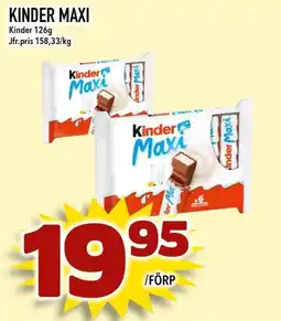 Nelins KINDER Kinder maxi erbjuda