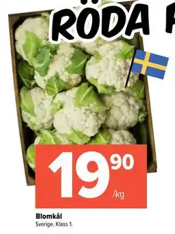 Coop Extra Blomkål, SEK 19.9 erbjuda