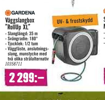 Hornbach Gardena Slangupprullare erbjuda