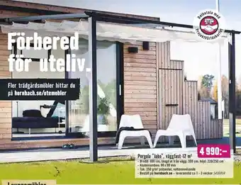 Hornbach Jabo Pergola erbjuda