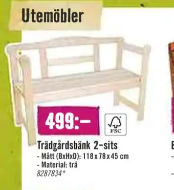 Hornbach Bänk erbjuda