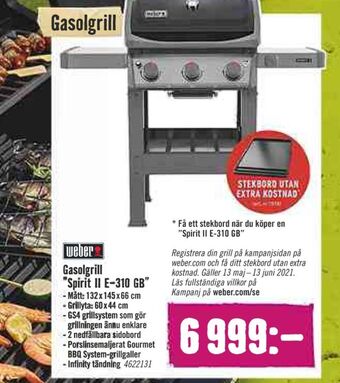 Hornbach Weber Gasolgrill erbjuda
