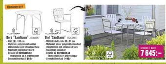 Hornbach Hillerstorp Utemöbler erbjuda