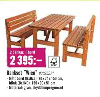 Hornbach Utemöbler erbjuda