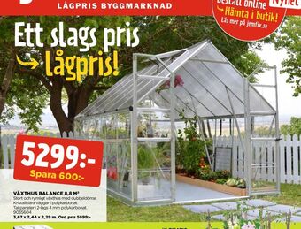 Jem&Fix Växthus erbjuda
