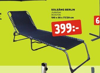 Jem&Fix Solsäng erbjuda