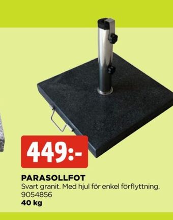 Jem&Fix Parasollfot erbjuda
