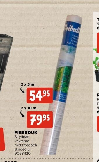 Jem&Fix Weibull Fiberduk erbjuda