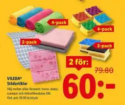 Lidl VILEDA Städartiklar, SEK 60 erbjuda