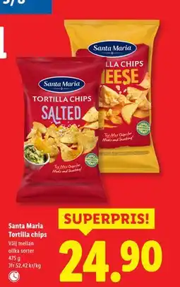 Lidl Santa Maria Tortilla chips, SEK 24.9 erbjuda