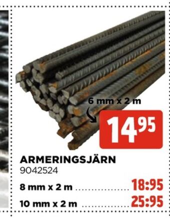 Jem&Fix Armeringsjärn erbjuda