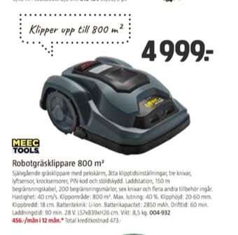 Jula Meec Tools Robotgräsklippare erbjuda