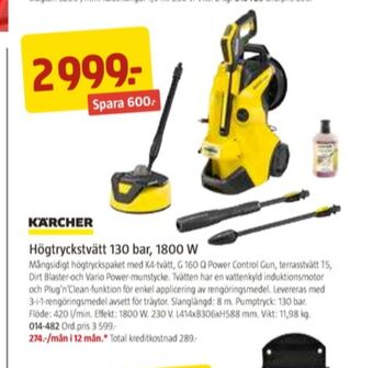 Jula Kärcher Högtryckstvätt erbjuda