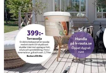 K-rauta Beckers Elit Träolja erbjuda