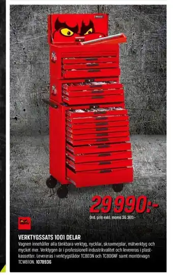 Teng Tools Verktygsvagn
