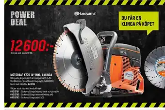 Swedol Husqvarna Kap- & gersåg erbjuda