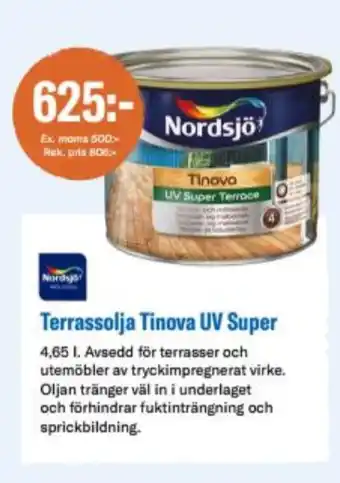 Nordsjö Tinova Träolja
