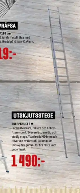 XL-Bygg Skeppshultstegen Stege erbjuda