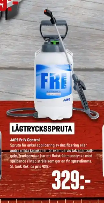 Jape Tryckspruta