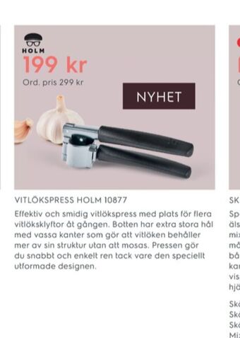 Electrolux Home Holm Vitlökspress erbjuda
