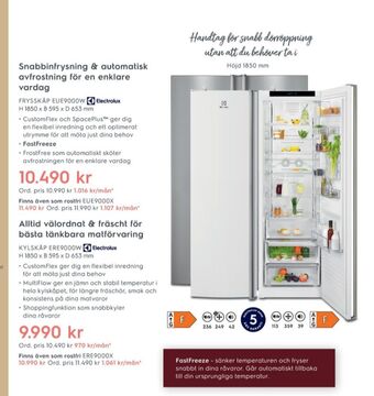 Electrolux Home Electrolux Kyl- & frysskåp erbjuda